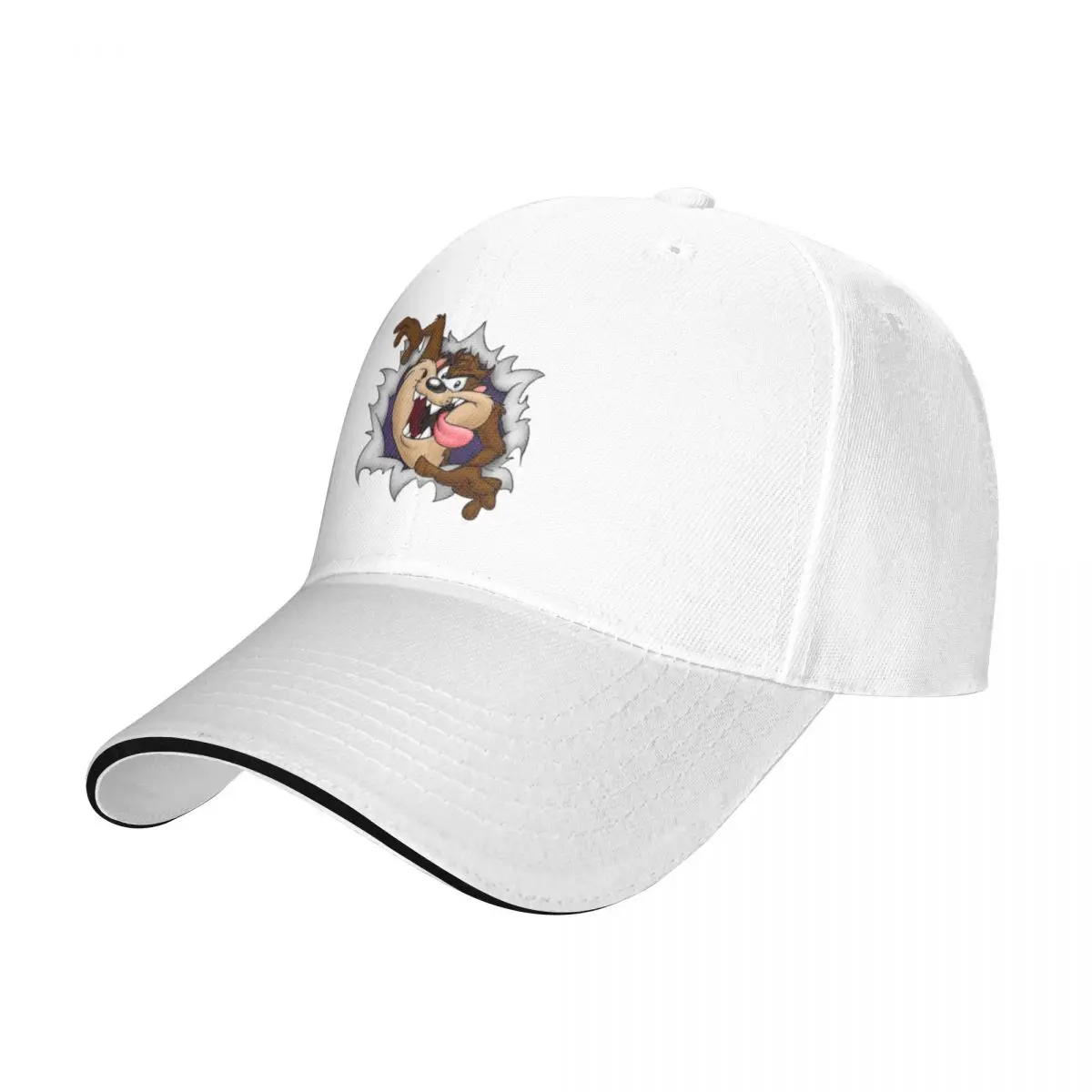 Summer Cap Sun Visor Tasmanian Devil Hip Hop Caps Taz Cartoon Anime Cowboy Hat Peaked Hats