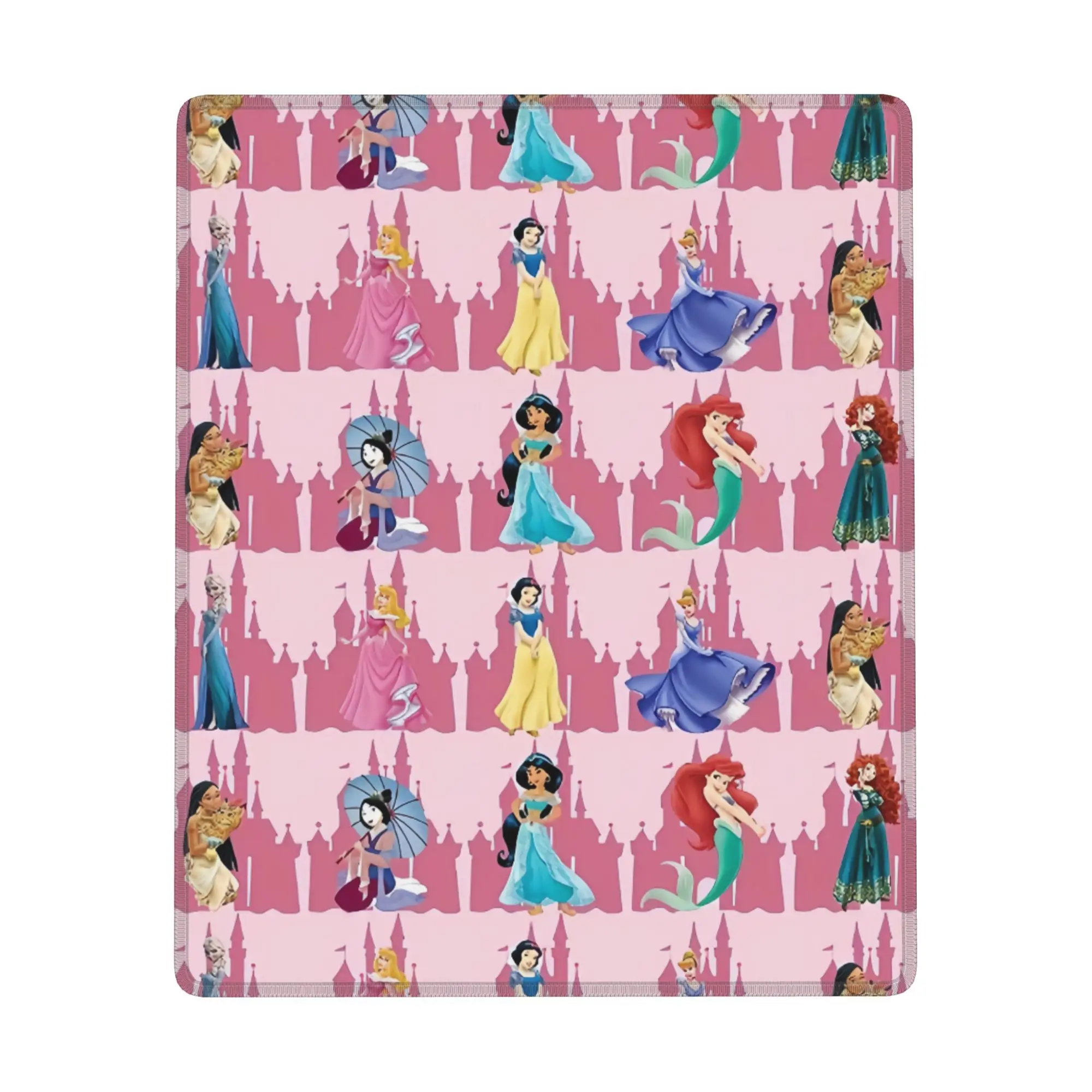 

disney princess 7x9in Mouse Pad Office Non-Slip Computer Rubber Mouse Mat Desk Mat For PC Laptop Desktop