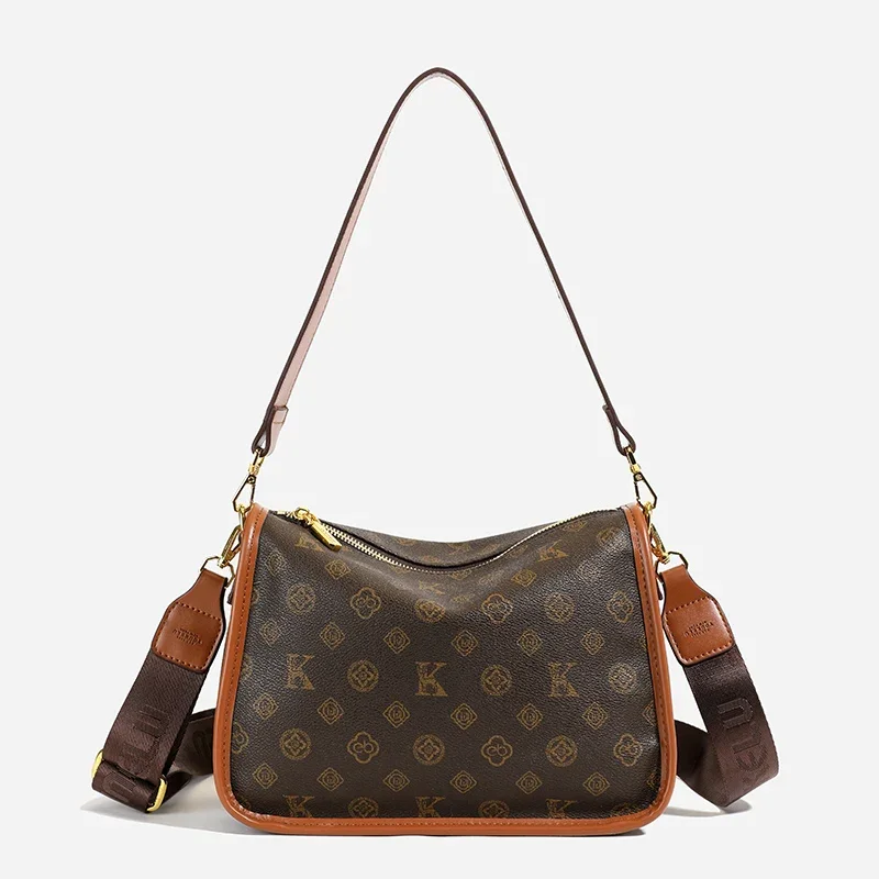 

Elegant Luxury Vintage Diaper Bag For Women Minimalist Designer Leather Large Capacity Stylish Fashion Crossbody Bag