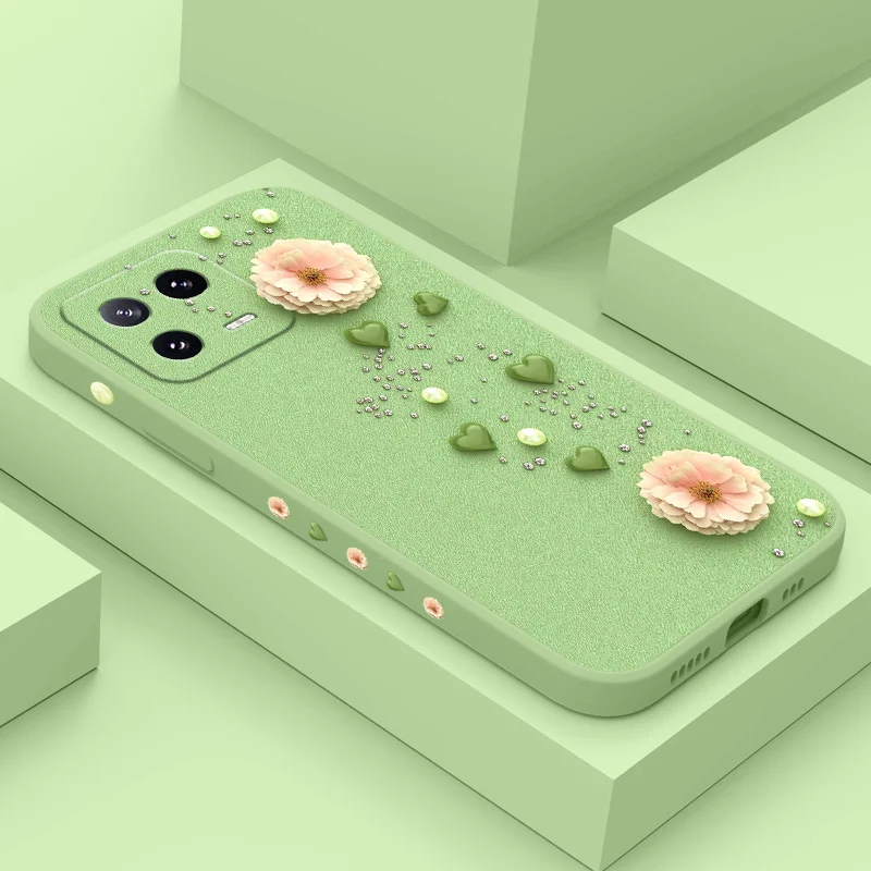 

Loving Rose Phone Case For Xiaomi Mi 15 14 14T 13 13T 12 12X 12T 12S 11 11T 10 10T 9 9T Pro Lite Liquid Silicone Cover