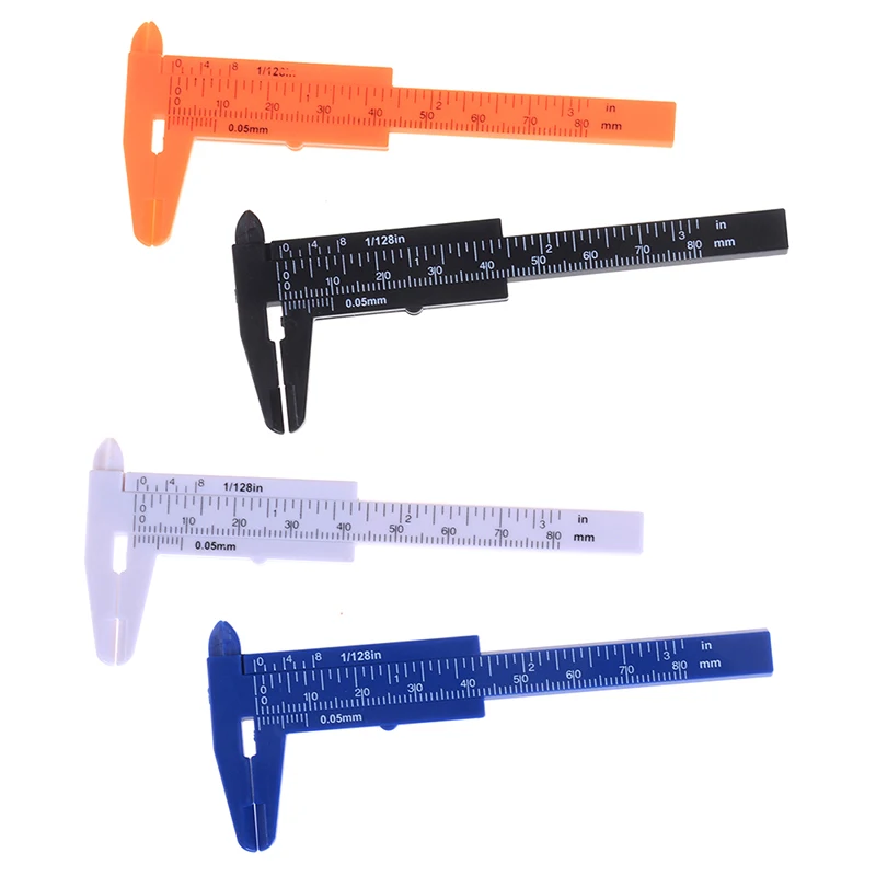 Random Woodworking Metalworking Plumbing Model Making 80mm/0.5 Vernier Caliper Aperture Depth Diameter Measure DIY Tools