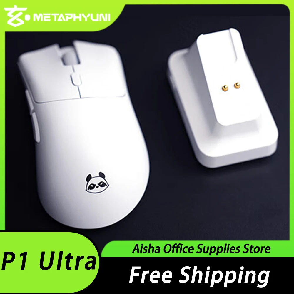 

METAPHYUNI Metapanda P1 UItra Wireless Mouse 4k PAW3395 Sensor Three Mode Low Latency Gaming Mouse Lightweight E-Sports Pc Gamer