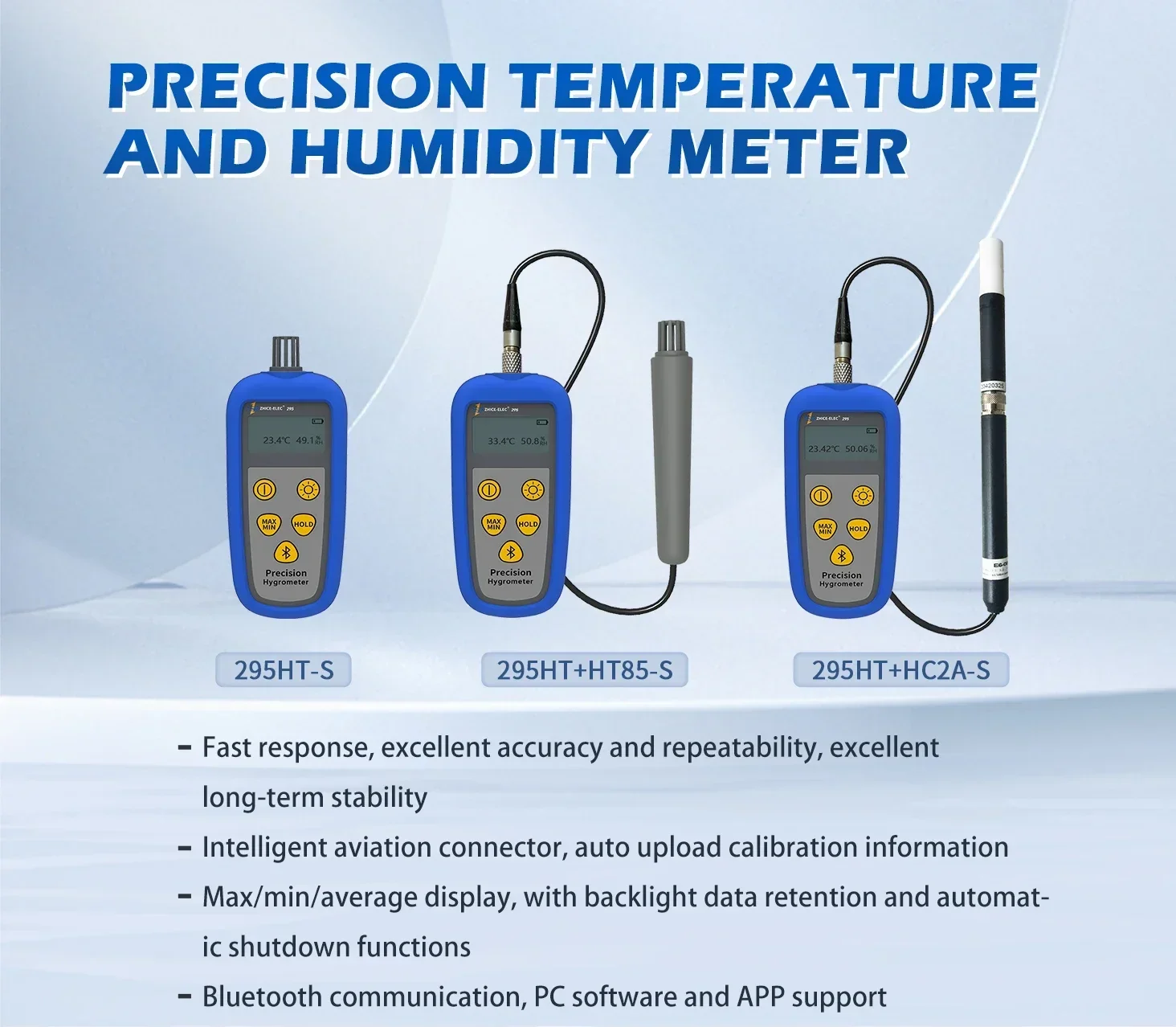 NEW 2025Waterproof LCD Digital Electronic Temperature and Humidity Measuring Instrument Hygrometer with Probe