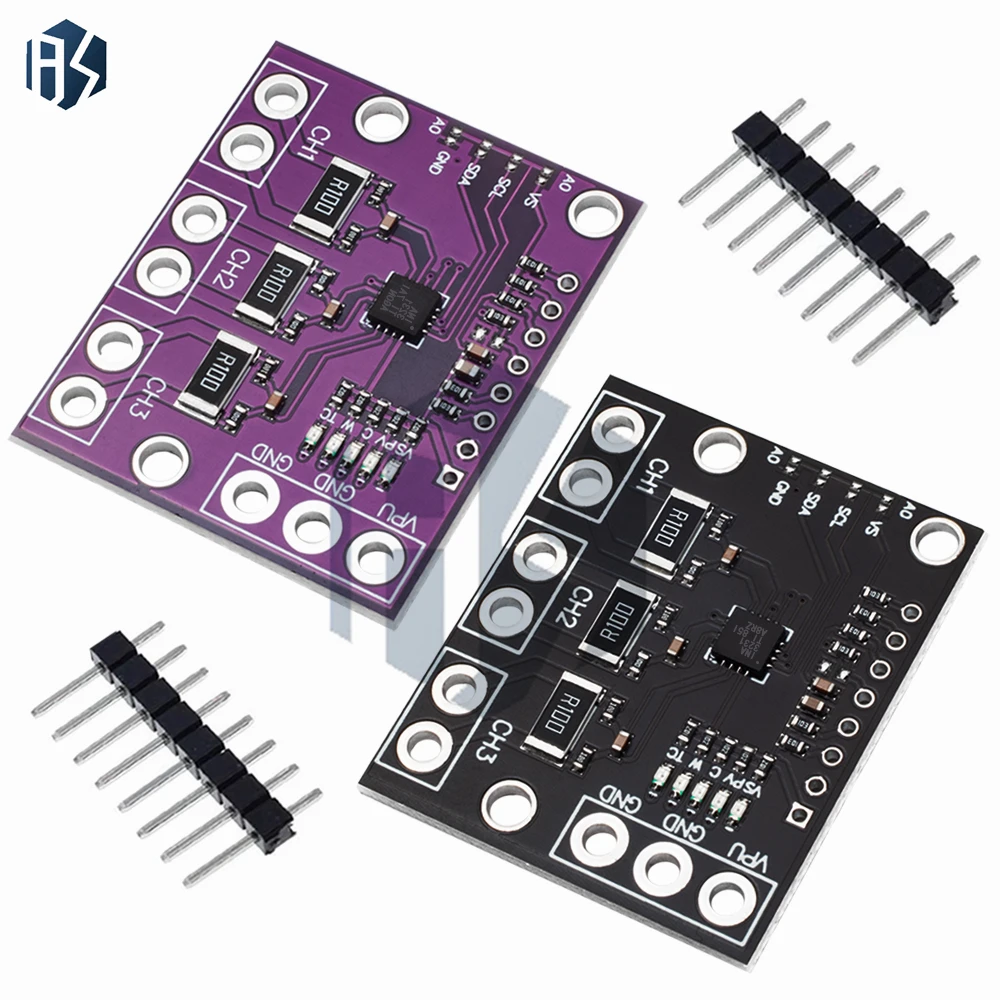 INA3221 Triple-Channel Module, High-Side Measurement, Shunt and Bus Voltage Monitor with I 2C- and SMBUS-Compatible Interface I