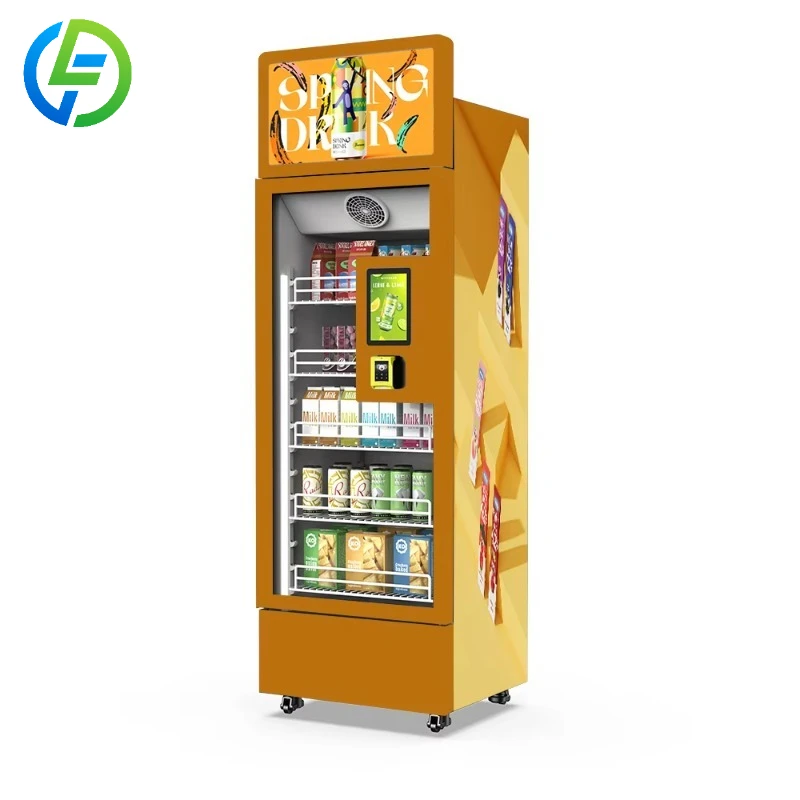 Customize Self-Service Smart Fridge Snacks & Drinks AI-Powered Artificial Intelligence Visual Technology Vending Machine