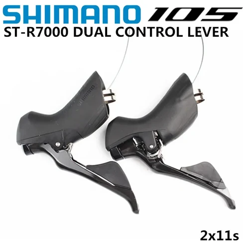 Shimano 105 R7000 Palanca de cambios 2x11 velocidades Bicicleta de carretera 22s Cambio Palanca de control dual Actualización desde 5800