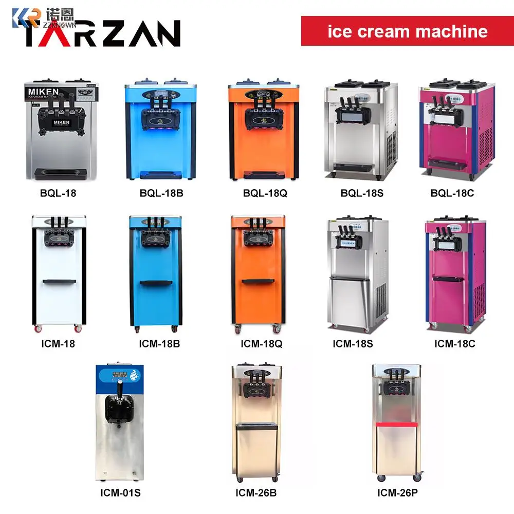 Hot Sale Commercial Ice Cream Machine 2+1 Flavors Ice Cream Stick Machine Ice Cream Machine Maker