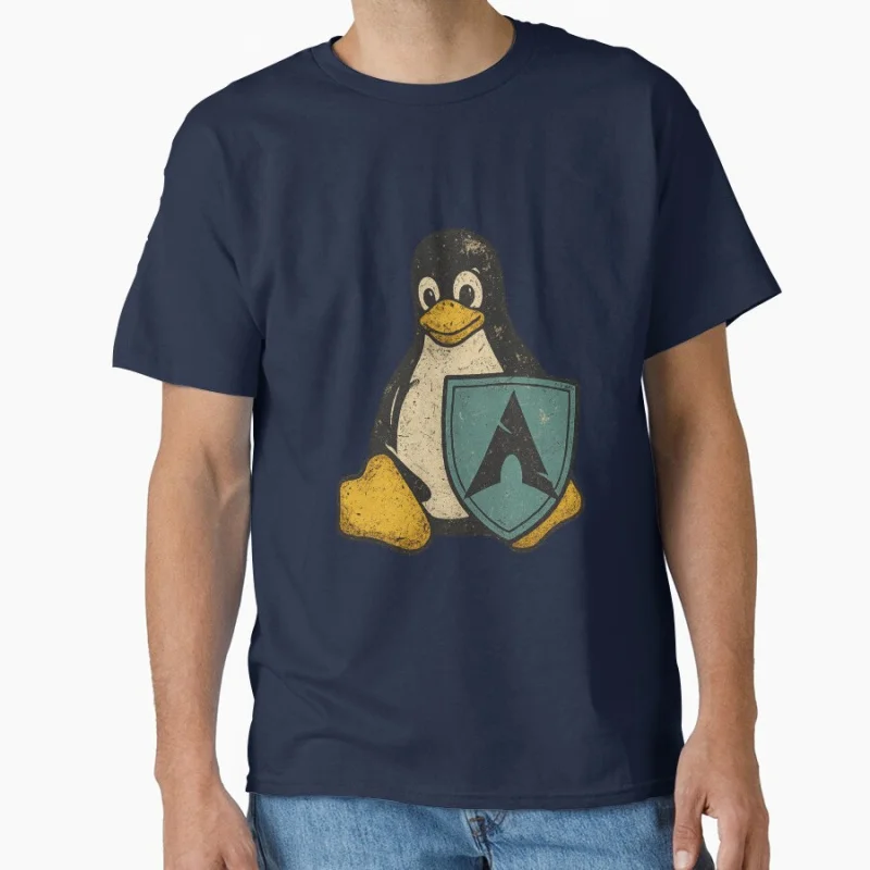 مضحك لينكس TUX قوس البطريق نظام مبرمج المشرف الفكاهة أجهزة الكمبيوتر الأجهزة مهندس هدية تي شيرت بلايز كبيرة الحجم