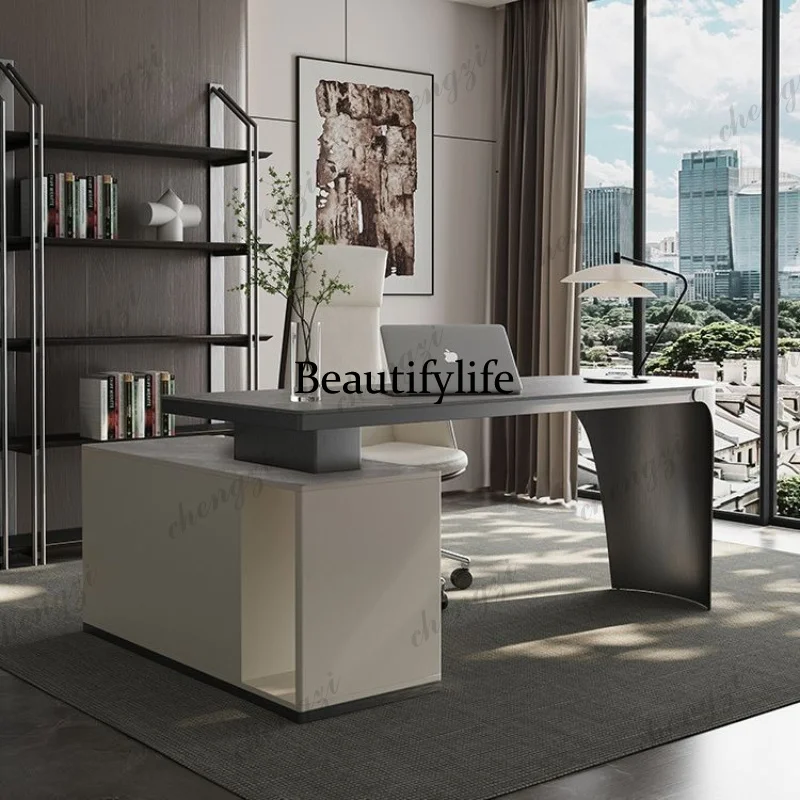 T41 Modern President Office Desks Boss Reception Computer Modern Office Desks Living Room Metal Furniture Scrivanie