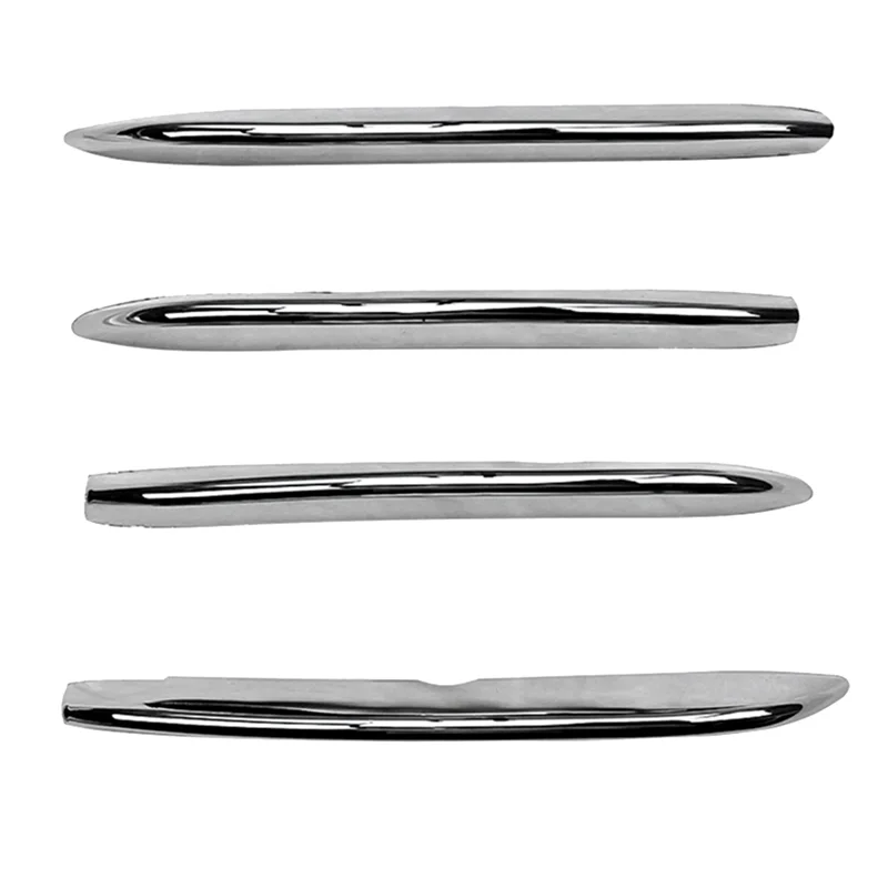 

4Pcs Front Bumper Front Fog Grille Trim Strips for Mercedes Benz CLA200 CLA 260 2020-2023 Car Styling Decoration Sticker