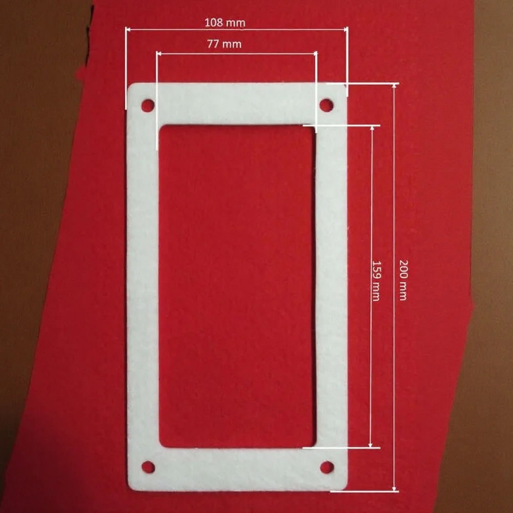 Replacement Seal for MCZ Pellet Stove 41801601300 Mineral Fiber Material 200x108x4mm White Heat Resistant Gasket - view 4