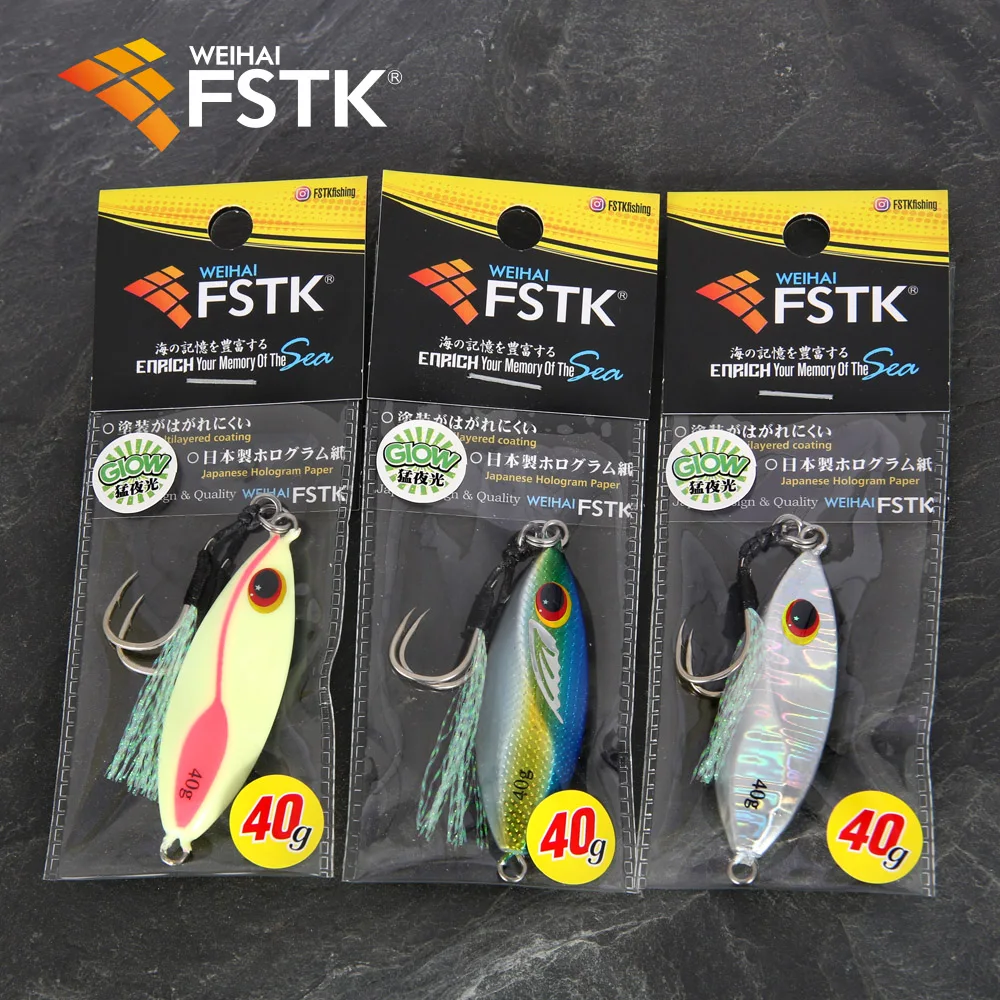 【Special Deal】FSTK Micro jig Metal Jig Spoon Lure 5g10g Artificial Bait Shore Slow Jigging Bass Fishing Tackle Slow Cast Jigging