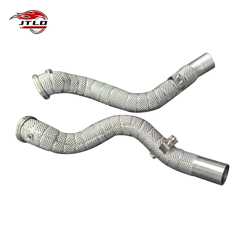JTLD Performance Stainless Exhaust Downpipe For Maserati Quattroporte 3.8