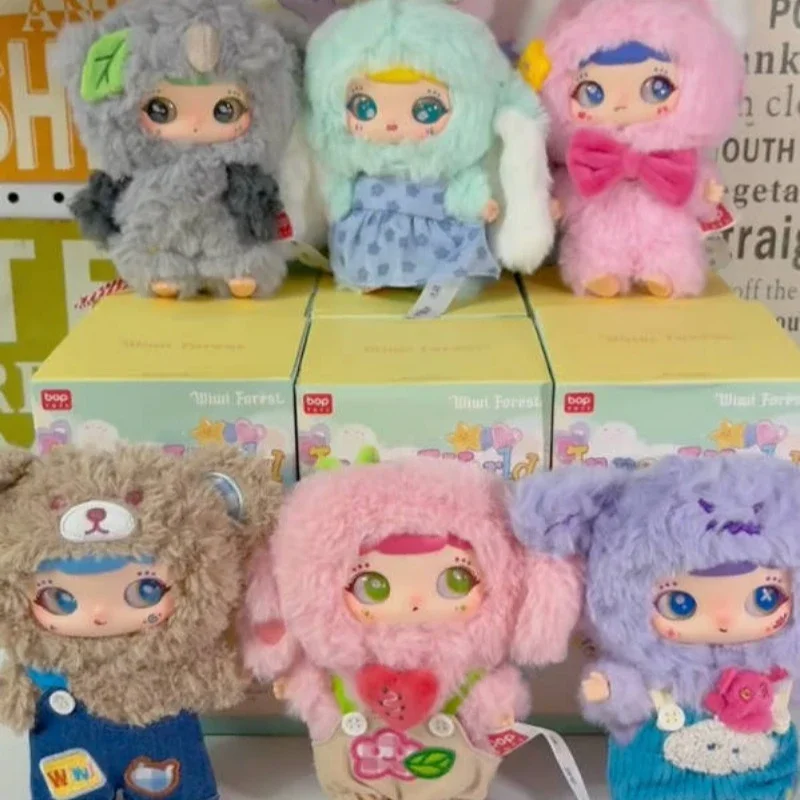 Wiwi الغابات العالم الداخلي أفخم سلسلة صندوق أعمى Wiwi الغابات صندوق غامض لطيف دمية من الفينيل الشكل العصرية اللعب قلادة هدايا عيد الميلاد