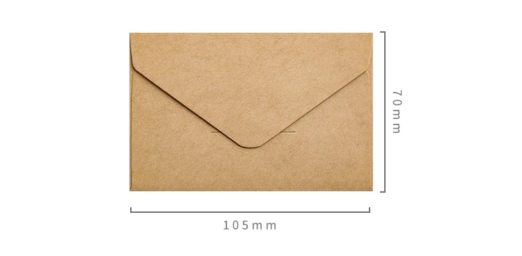 Classical White Black Kraft Blank Mini Paper Window Envelopes Wedding Invitation Envelope Gift Envelope Gift Bag