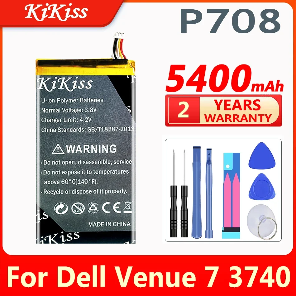 

Tablet Battery for Dell P708 Battery for DELL Venue 7 3740 Venue 8 3840 0YMXOW , 5400mAh