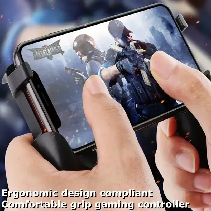S-01 وحدة تحكم ألعاب الهاتف المحمول لـ PUBG Aim Shooting Gamepad عصا التحكم لهاتف IPhone Xiaomi Shooter Game Grip Aux Button مقبض