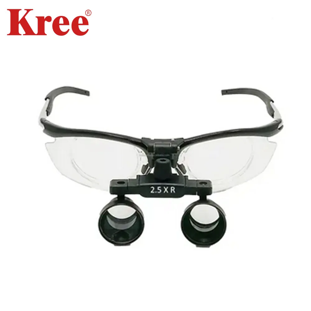 

Dental Medical Binocular Loupes Variable Magnification 2.5X 200-550mm High Quality Aluminum Frame Dentists Tools