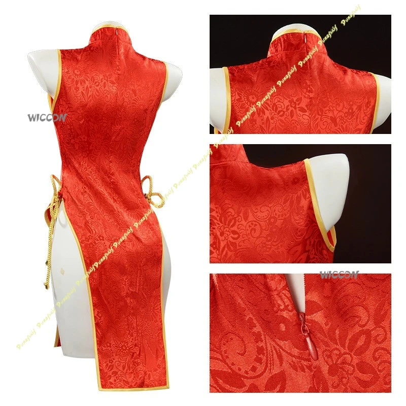 Konjikinoyami-Cosplay de la oscuridad dorada, disfraz de Anime TO LOVE, Qipao Cheongsam, peluca para niñas, falda Jirai Kei, traje de Navidad para Halloween