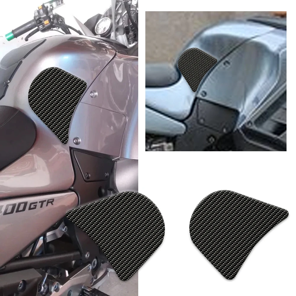 Moto antiscivolo serbatoio olio combustibile Pad lato ginocchio Grip decalcomania protezione adesivi Pad per Kawasaki GTR1400 GTR 1400 2007-2015 2014