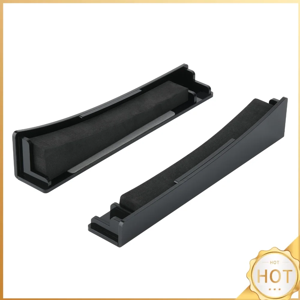 Console Flat Lay Stand for PlayStation 5 Acrylic Horizontal Base EVA Cushion Anti-slip Silicone Cutout Vent