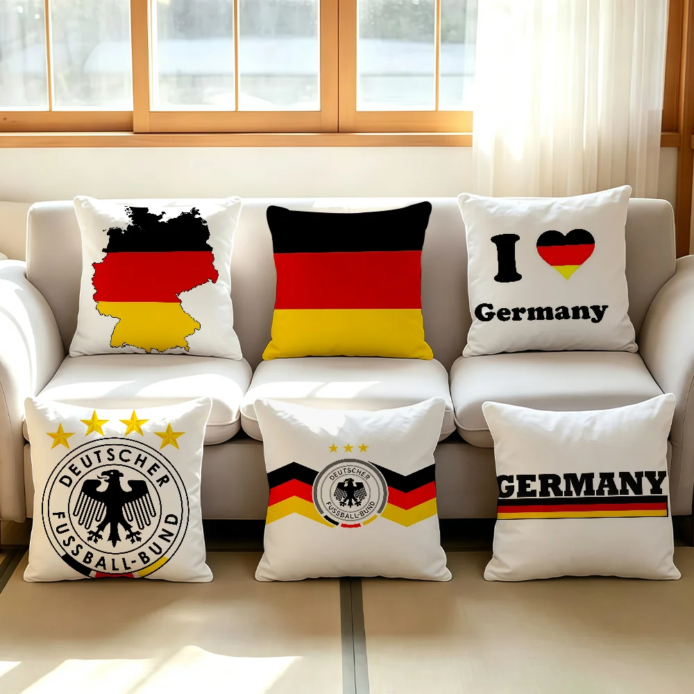 Nation Flag G-Germany cushion cover Comfortable Decorative For Bedroom Living room Dormitory Picnic and Holiday Decoration