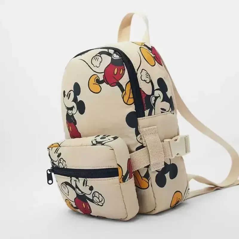 

Two piece set of Mickey Mouse printed backpack, Mickey Mouse cartoon backpack, large capacity bag, travel bag with beautiful pat