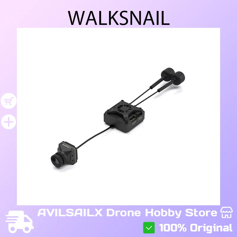 

Комплект Walksnail Avatar GT — мощная передача дальнего действия мощностью 2 Вт, система ночного видения и HD FPV