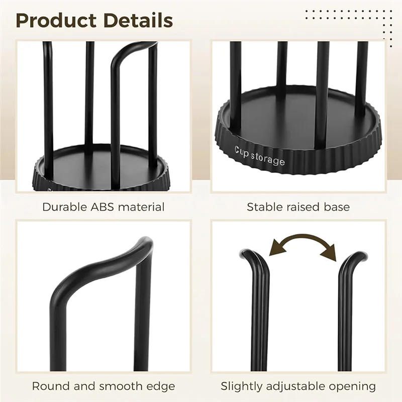 ABWR-2 Pcs 종이컵 디스펜서 세트 일회용 종이컵 보관함, 욕실 컵 디스펜서 세트 조리대 커피 컵 주최자