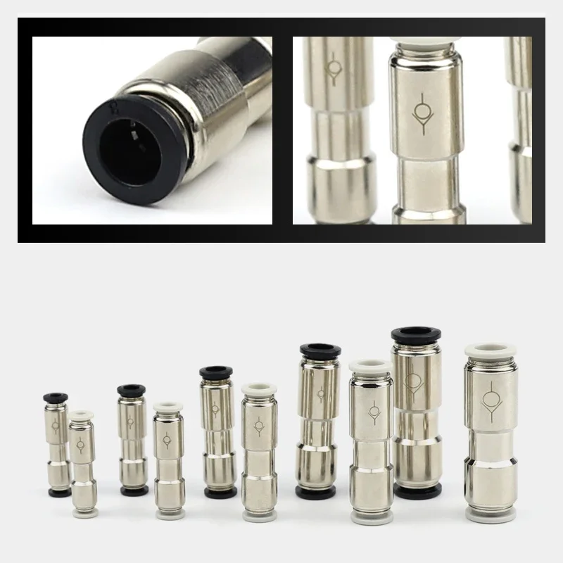 Pneumatic One-way Non Return Check Valve Original Replacement Straight Control CVPU AKH Non Return Plastic Check