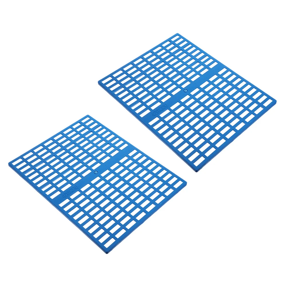 

2pcs Pet Cage Floor Mat Plastic Rabbit Resting Mat Anti-Slip Bunny Accessories For Small Animals Chinchilla Ferret Guinea Pig