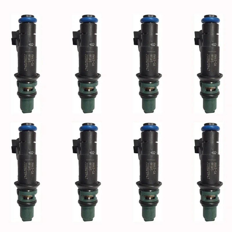 8PCS Fuel Injectors Set XW43-CA XW43CA For 2000 2001 2002 Ford Jaguar Lincoln 3.9 4.0 V8