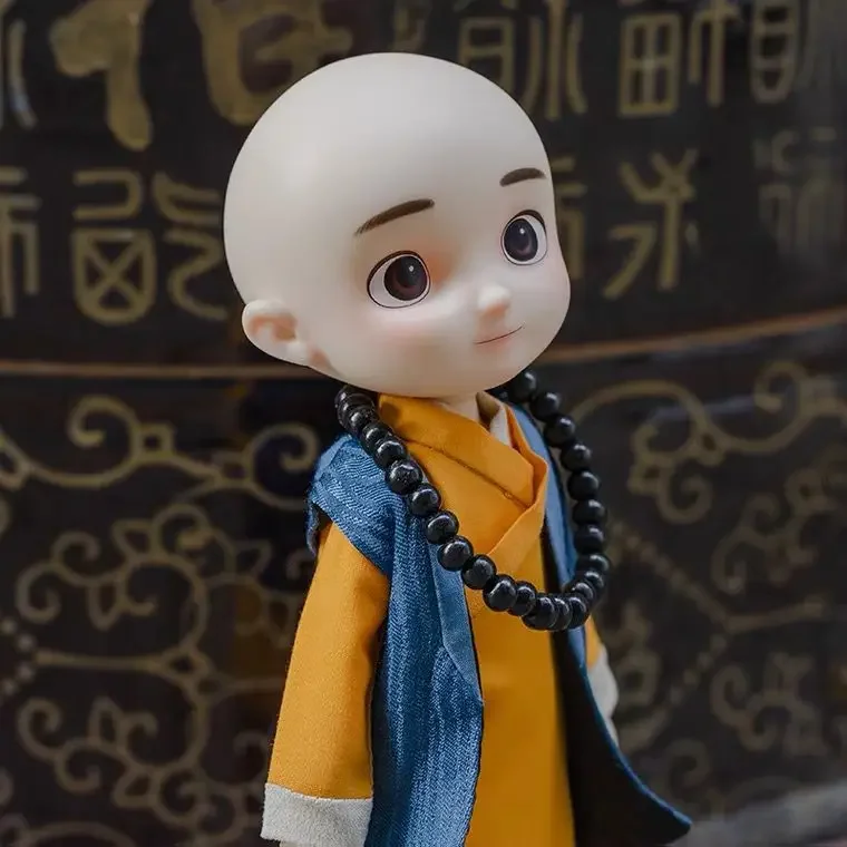 

Pipitom Handmade One Zen Little Monk IP Linkage Full Body BJD Doll Joint Doll Gift 20cm Height