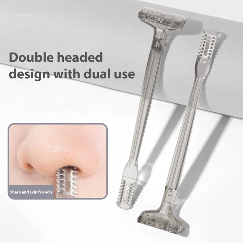 Pemotong Rambut Hidung Dua Sisi 2 In 1 360 ° Pemotong Rambut Hidung Alat Penghilang Rambut Lubang Hidung Pemangkas Rambut Hidung