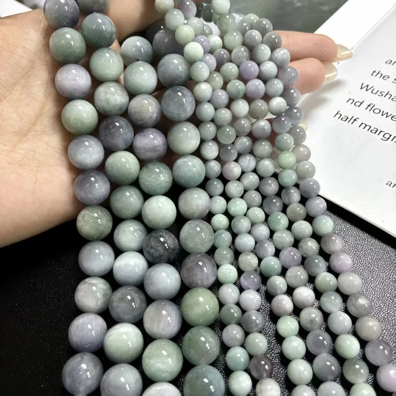 7a-grade-natural-kunzite-round-beads-7mm-12mm-38-cm-loose-jewelry-gemstone