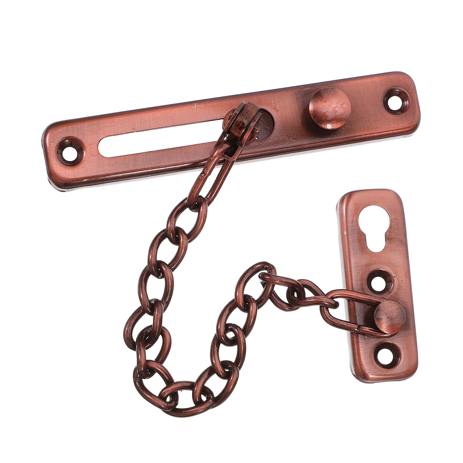 

2Pcs Door Chain Lock Stainless Steel Anti-Theft Chain Security Lock Safety Guard Interior Apartment Hotel Front Door Protection
