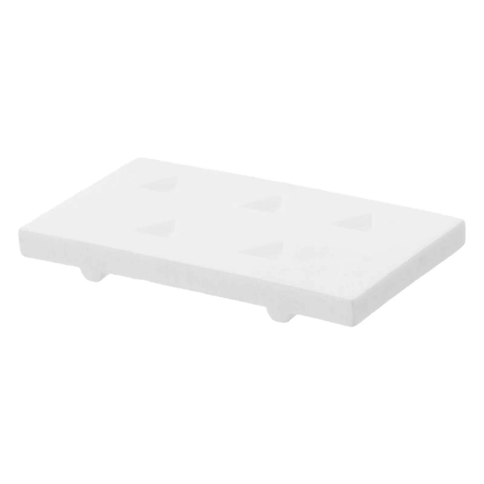 7-Hole Alumina Corundum Furnace Tray High Temperature Ceramic Ash Cone Sample Test Holder Lab Support Plate Alumina Ceramic Tray