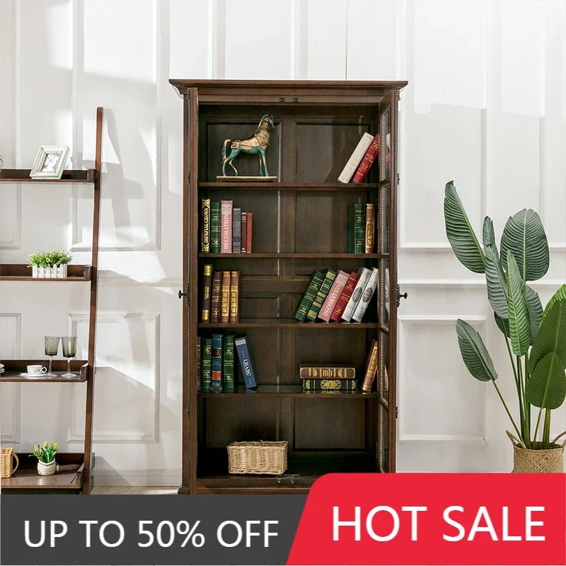 

Furniture Living Room Shelves Wall Wooden Rack Folding Large Frame Home Wood Shelf Display Stand Libreria Magazine Cabinet