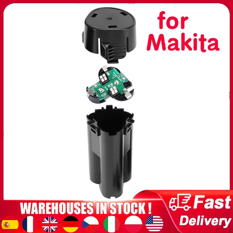 for Makita 12V 10.8V Li-Ion Battery BL1013 BL1014 BL1013 Electric Drill Battery Plastic Case PCB Board Circuit Board