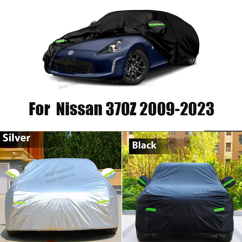 

Waterproof Car Covers Custom Fit for Nissan 370Z 2009-2023 All Weather Snow Rain Dust Hail Protection
