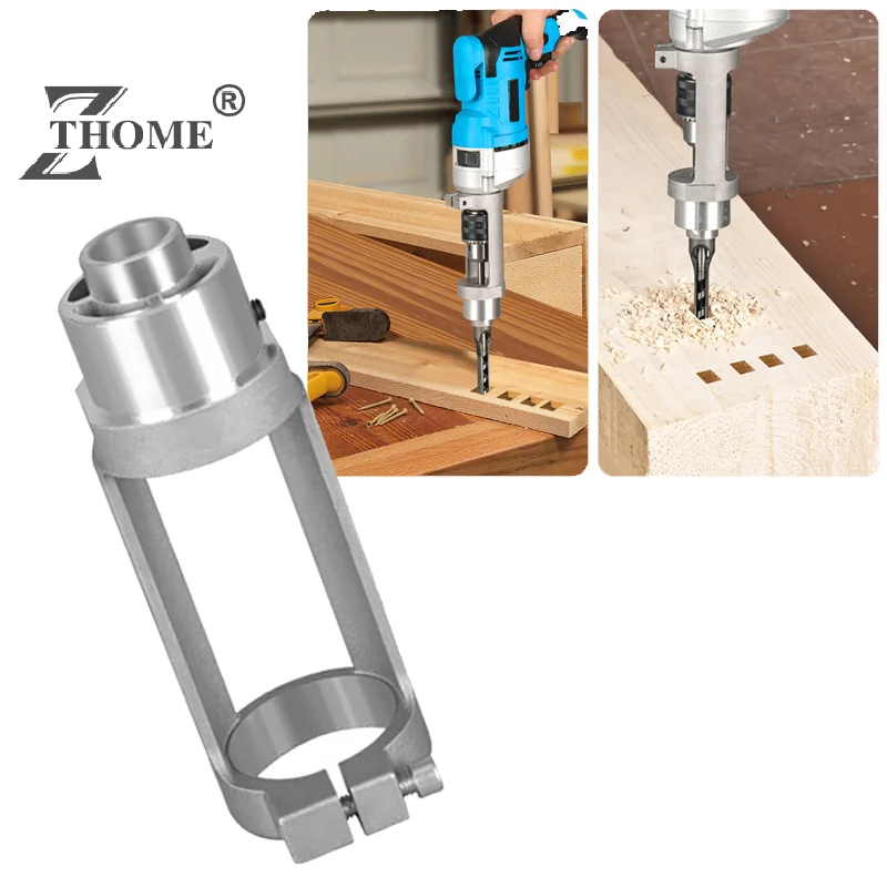 

Square Hole Drill Bit Adapter Drill Bit Fixing Bracket Attachment Joint Mortiser Bit Power Tool For Hand Electric Drill Machines