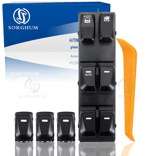 Imagen 1 del producto SORGHUM 93571-2S000 93576-2S000 LHD interruptor de ventana principal delantero izquierdo botón de pasajero para Hyundai Tucson IX35 2010 2011 2012 2015