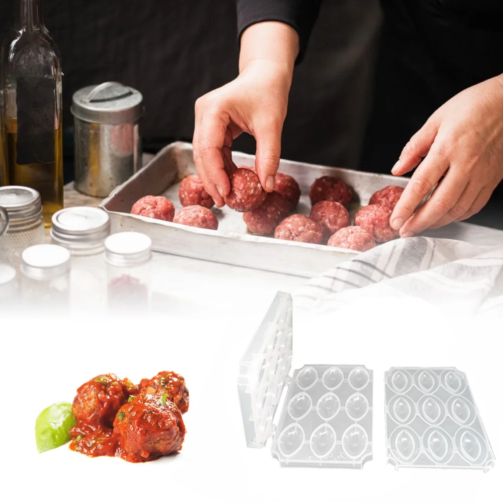 9 Holes Manual Kibbeh Meatball Maker Homemade Meat Maker Meatball Mold Kitchen Accessories  DIY Meatball Making Tool