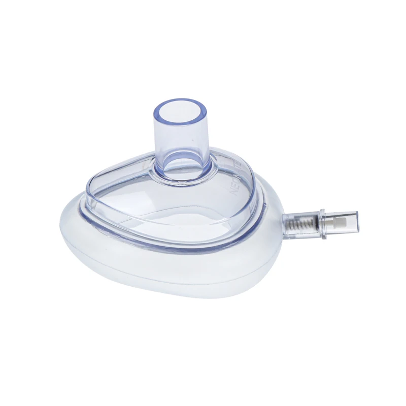 Canack Medical PVC Anesthesia Mask Disposable PVC Resuscitate Face Masks High-quality 6 Size 1pc/6pcs