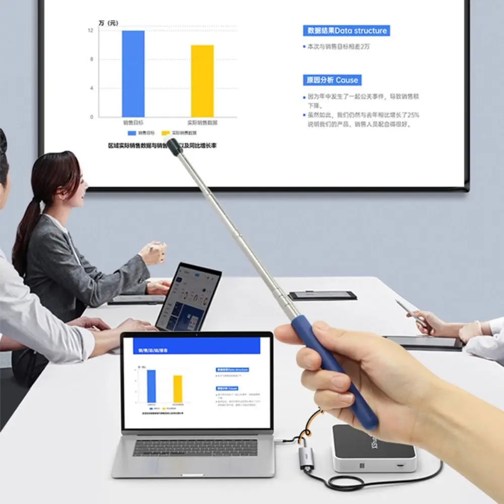 High Quality 55/100cm Stylus Pen Retractable Mini Portable Digital Pen Touch Screen Pen Whiteboard Writing Presentation