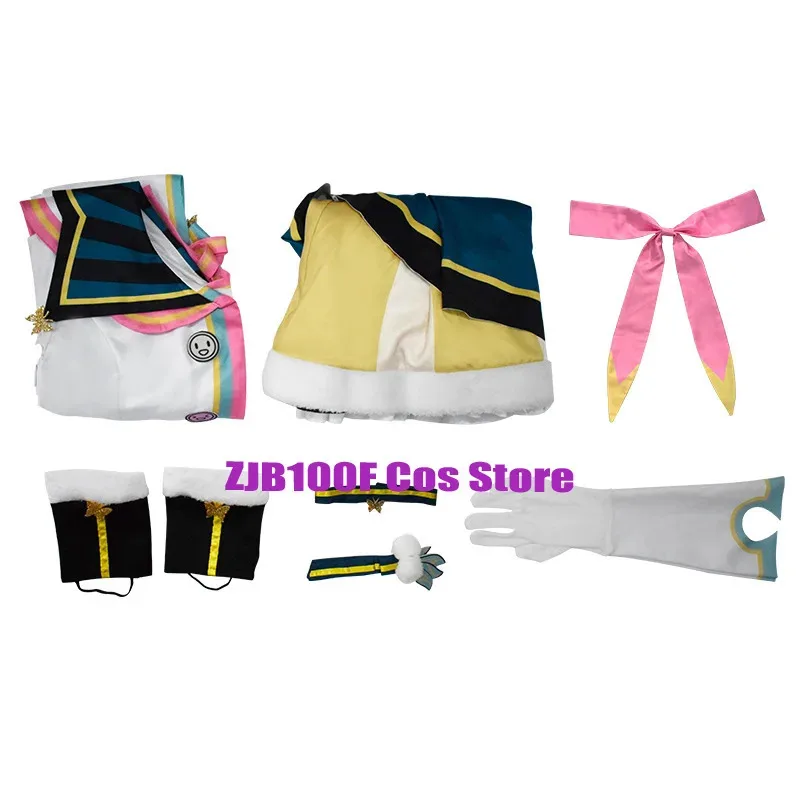 Кусанаги Нене Косплей Аниме Костюм PJSK 3th Nene Платье Униформа Парик Комплект Головных Уборов Вечерние Ролевые Игры Наряд для Женщин