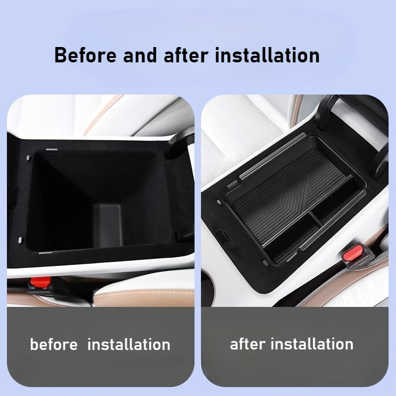 Good Quality New For AVATR 07 Car Center Console Armrest Storage Box Partition Storage Organizer Box Stowing Tidying Car Interio