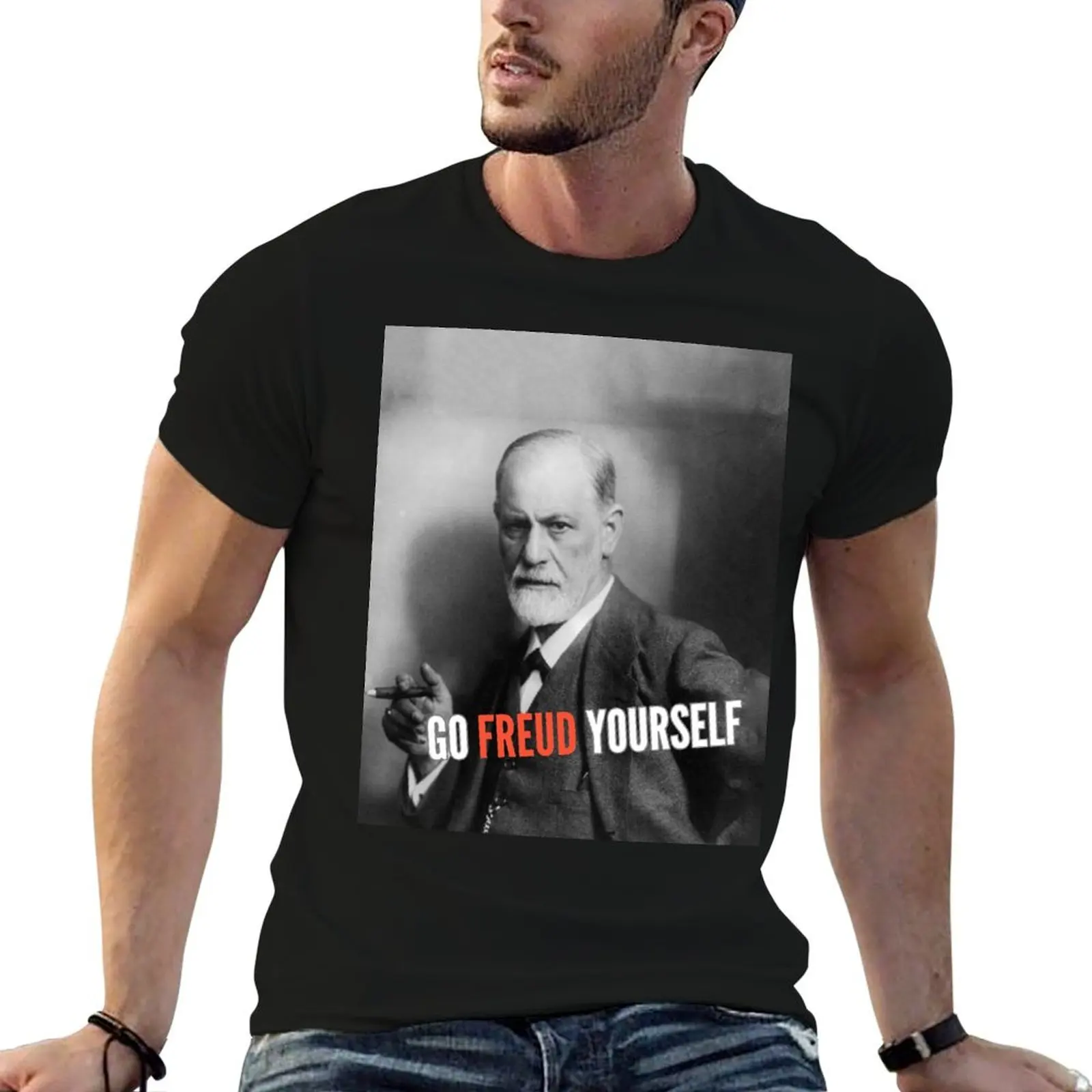 Go Freud Yourself T-Shirt cute clothes oversizeds boys animal print men t shirts