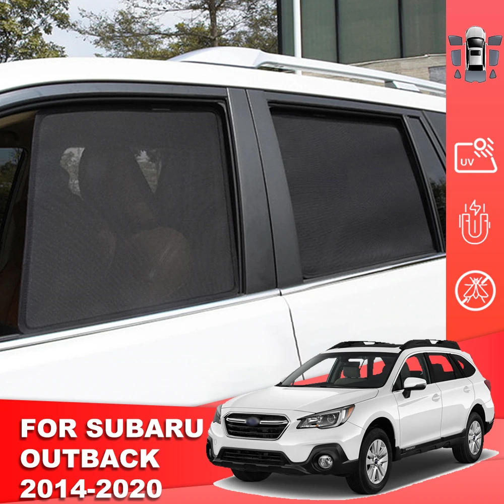 

For Subaru Outback BS 2015-2020 Magnetic Car Sunshade Shield Front Windshield Curtain Rear Side Baby Window Sun Shade Visor