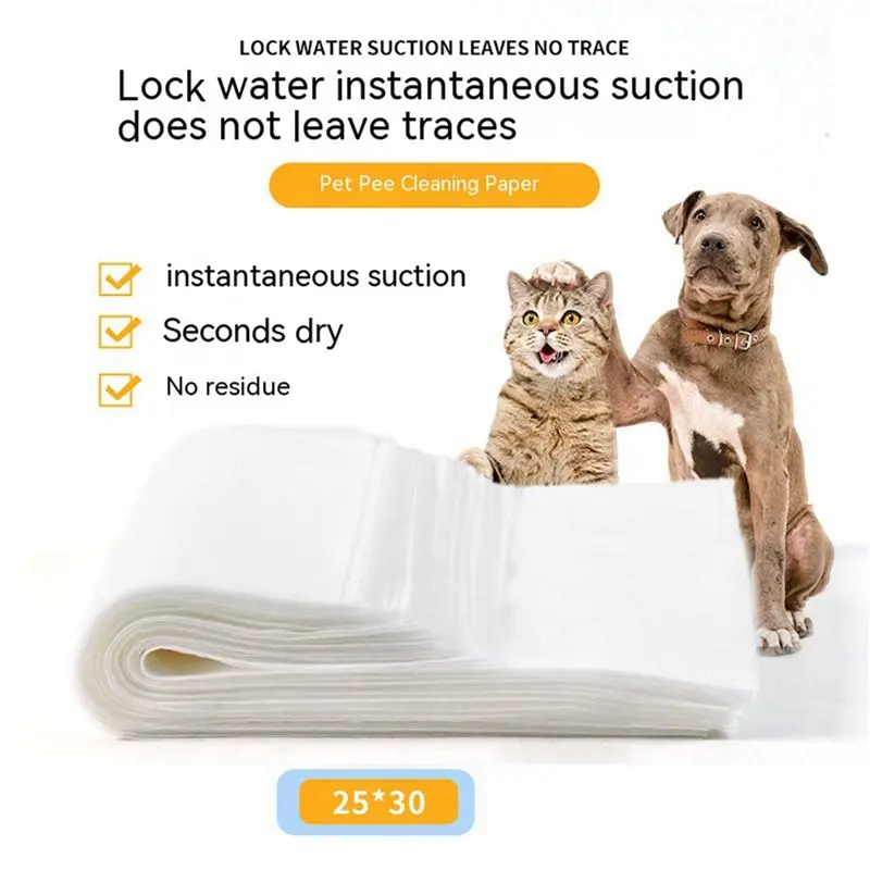 A36T-100X Pet Disposable Pee Paper Dog Pee Pad Suction Diaper Diaper Deodorization Pet Cat Training Toilet Supplies 25X30cm - view 4